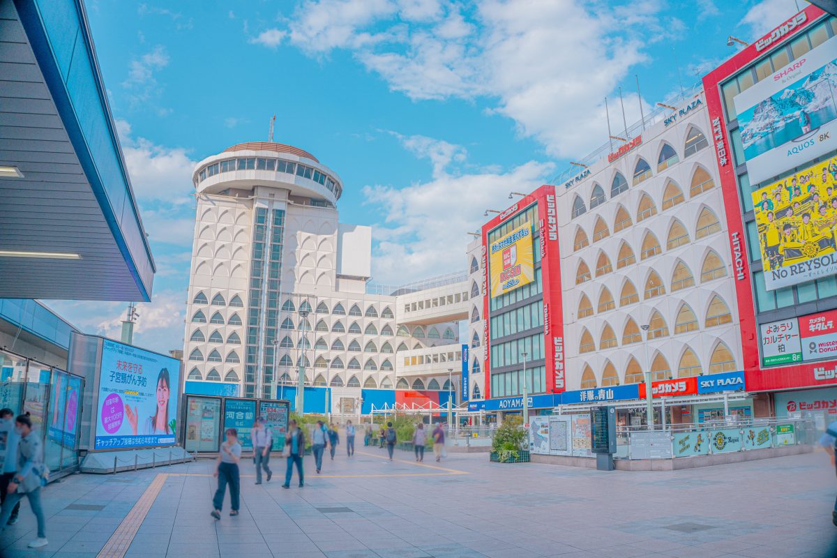 東口駅前の風景