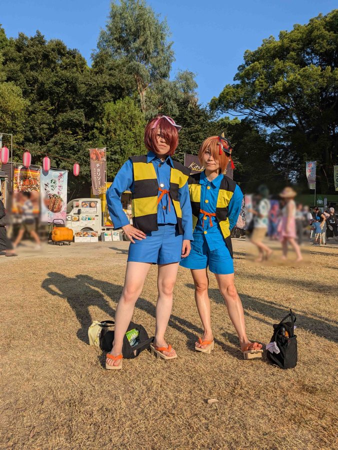 コスプレイベント同時開催のため、レイヤーさんもたくさんいました。※レイヤーはコスプレイヤーの略