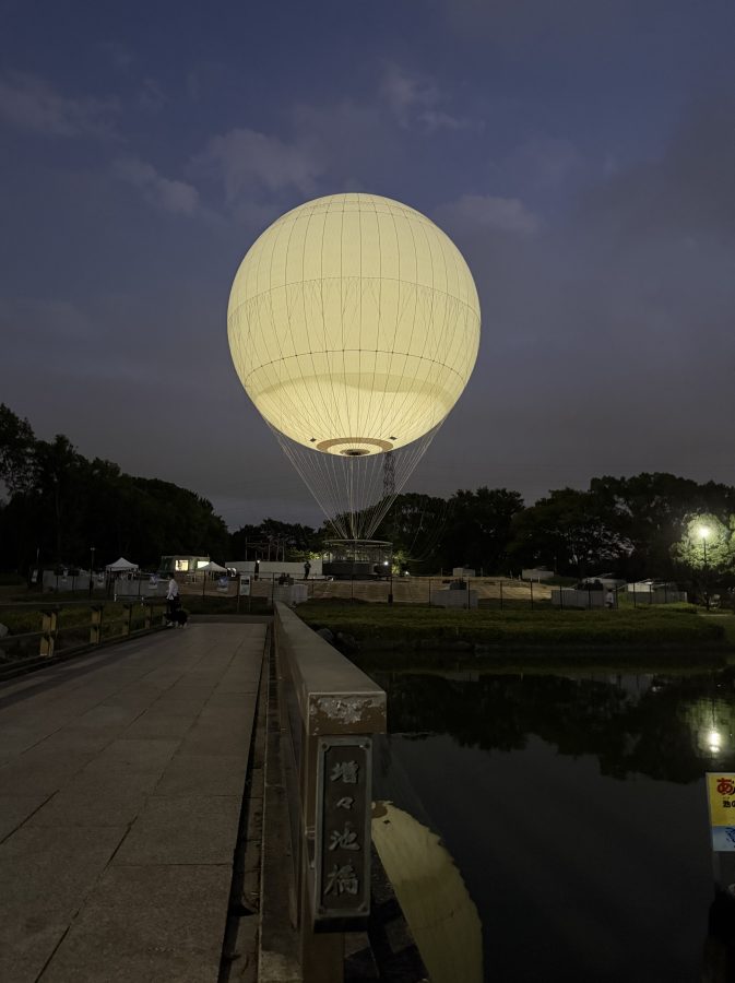 大仙公園・光る気球