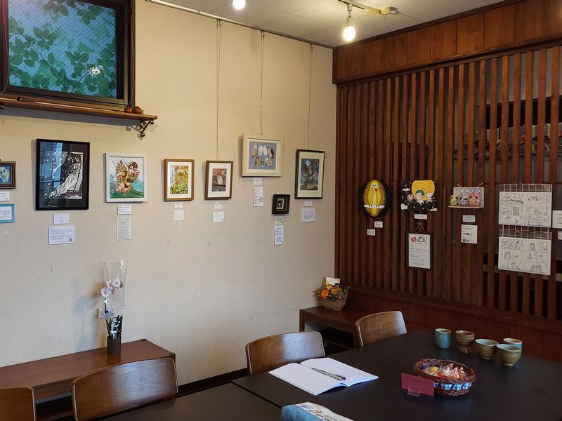 奥山店長作のストーリーに、マンガ家・童話作家のおくやまゆかさんが絵を描いたマンガ『うちのフーちゃん』も初公開！（写真右）