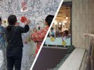 【柏市】〈アートラインかしわ2025④〉柏モディ前に巨大タンポポ！ 10/19 “ドンキ”横の本気のコラージュ参加者募集中！