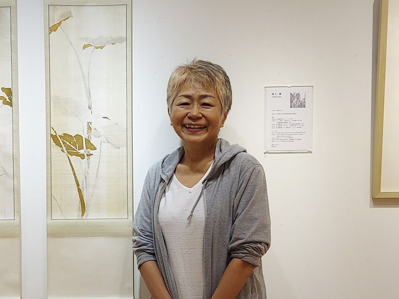 いつも気さくにお話しくださる島田さん。中国料理店「文菜華」の壁面も手掛けている方なんですよ！