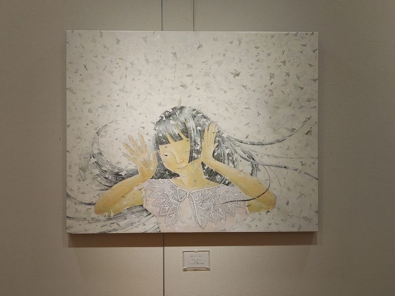 「ホワイトノイズ」。この絵の中に入って、この雰囲気を体験したい…そんな気持ちになります。
