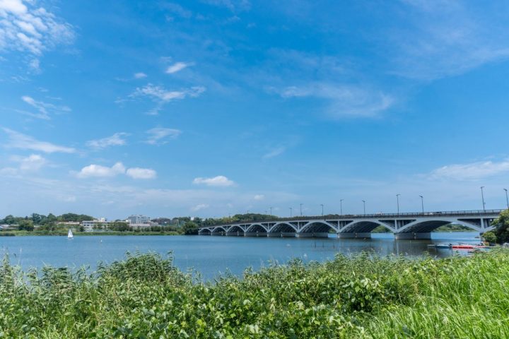 手賀沼　手賀大橋