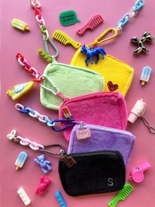 自分だけのオリジナルポーチで気分もあがります。