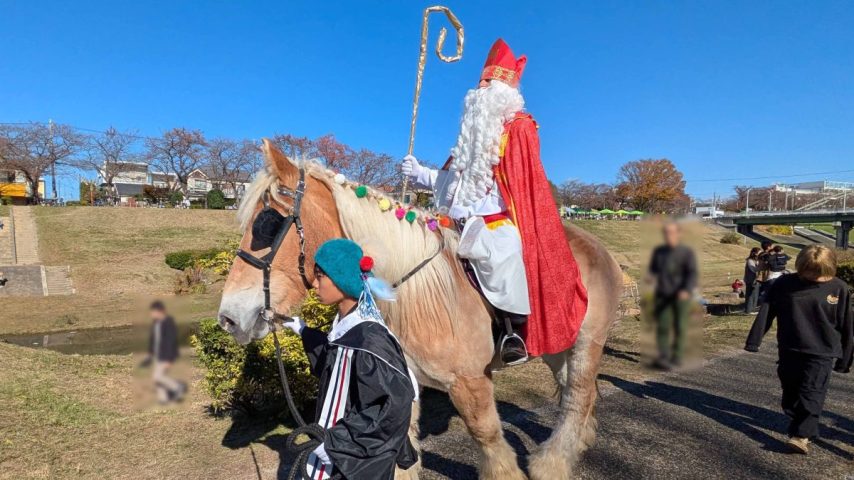 【流山市】シンタクラースがやってきました！「うんがいい！朝市 オランダクリスマス」訪問レポート