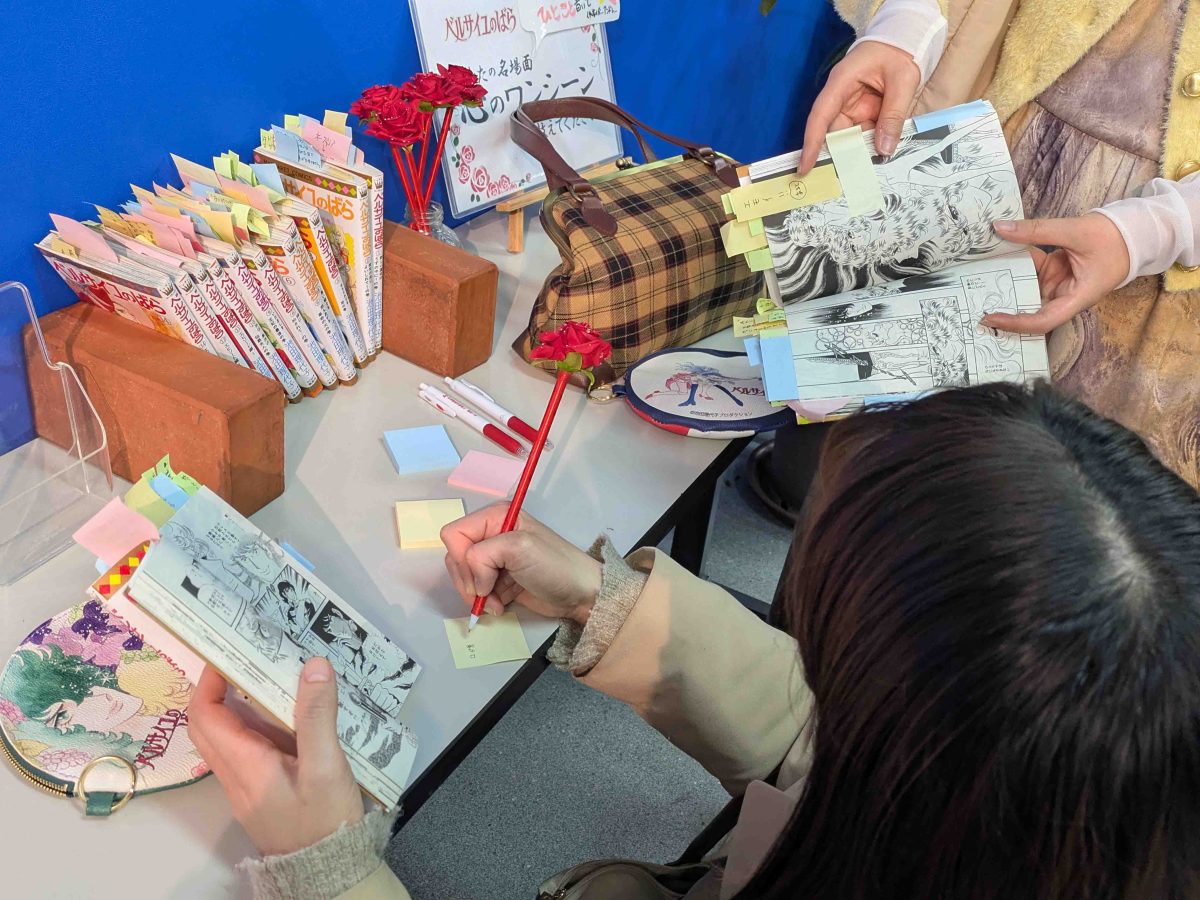 お気に入りのシーンのコメントを書くベルばらファン