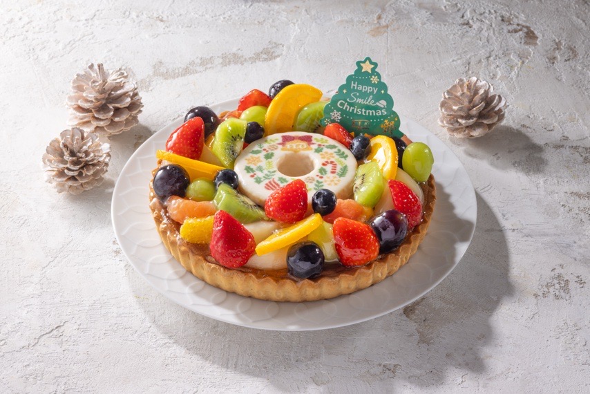 【フロ プレステージュ】Xmas フルーツリースタルト　サイズ：直径20cm　価格：5,292円（税込）