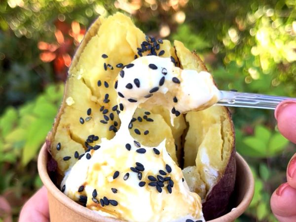 堺市北区のにしがわ青果　店金岡神社前　お芋ちゃんアイス