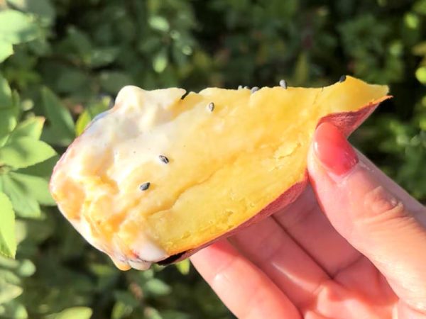 堺市北区のにしがわ青果 店金岡神社前 お芋ちゃんアイス