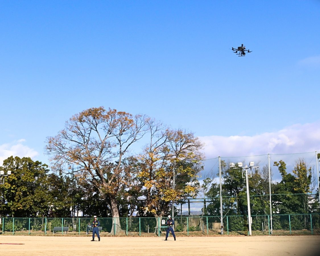 豊中市消防局の災害対応ドローン『KITE』が上空へ!