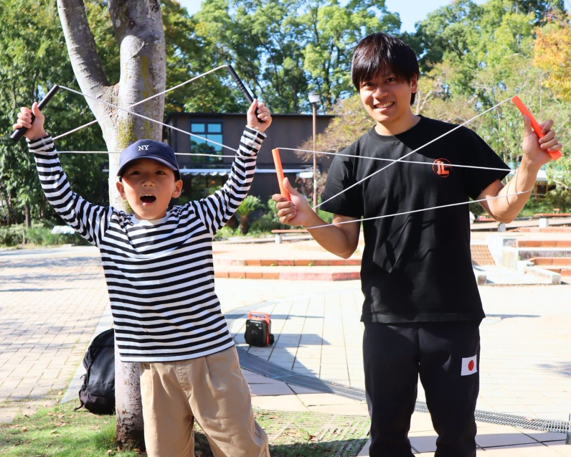 優しく声をかけてくださる黒野さん。親子で大ファンです！