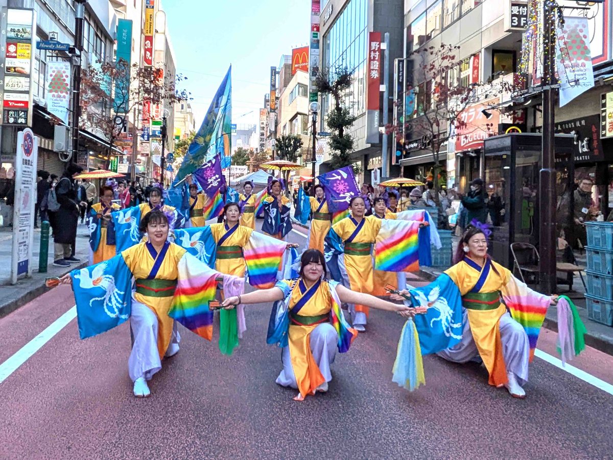 よさこいチーム千神の演舞