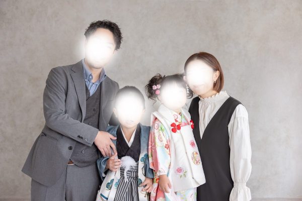七五三　家族