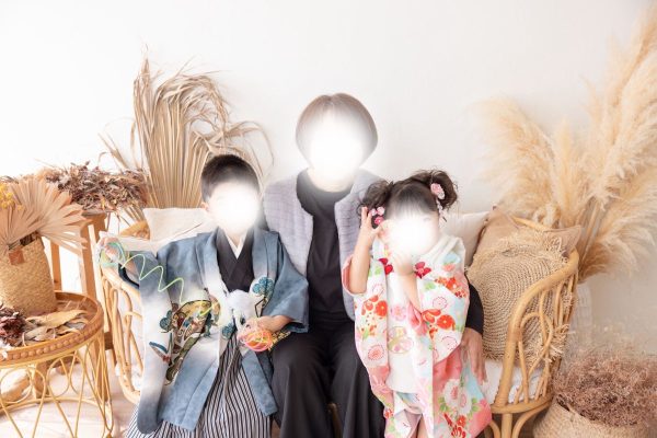 七五三　おばあちゃん