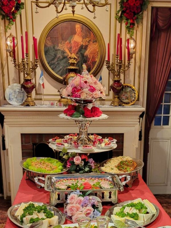 舞踏の間でのお料理、写真映えしますよ～！（写真はイメージ）