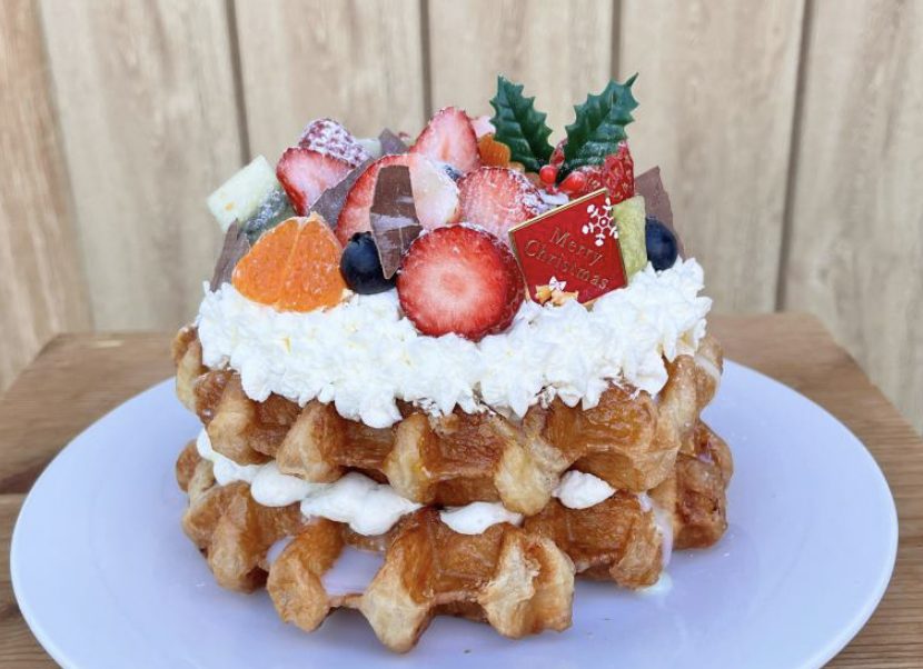 【松戸市】クリスマス限定!松戸のクロッフル専門店Sunshine Croffleから特別な「クロッフルケーキ」が登場♪