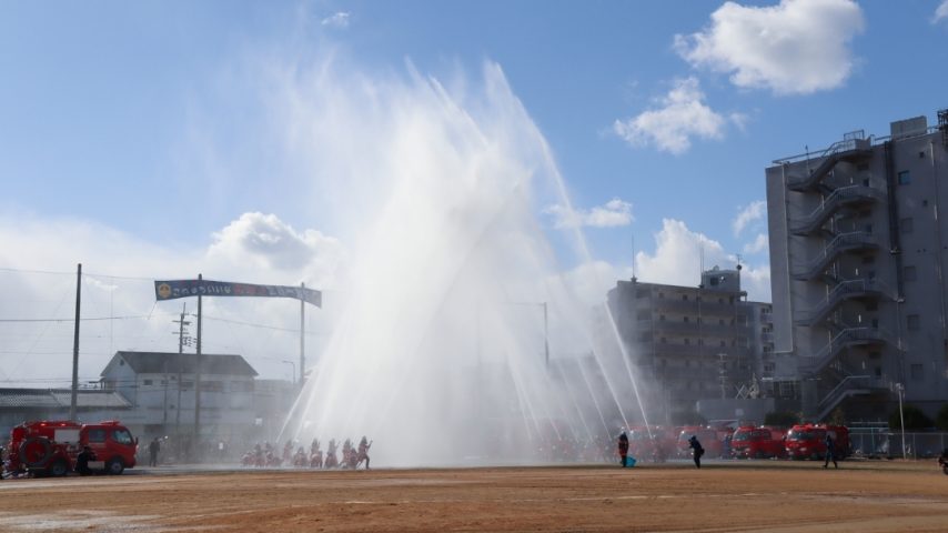 【豊中市】令和8年 消防出初式に行ってきました｜強風の中で見た、子どもと消防の力
