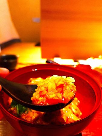 極の親子丼のひとくち