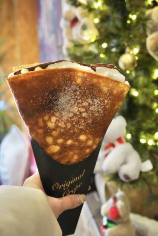 【茨木市】顔より大きい！？SNSで話題の「究極のシュガーバター」を食べてみた！