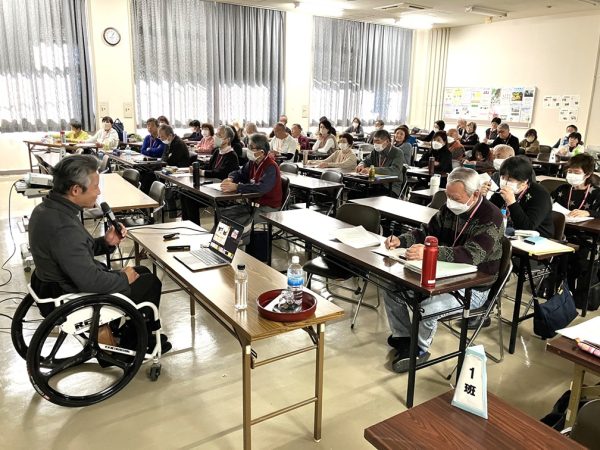 パラリンピック日本代表選手を講師に障がい者福祉を学ぶ地域ささえあいコース