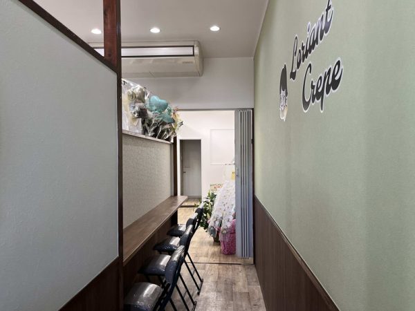 ロリアンクレープ堺店 白鷺駅 大阪公立大学前 リニューアルオープン 店内