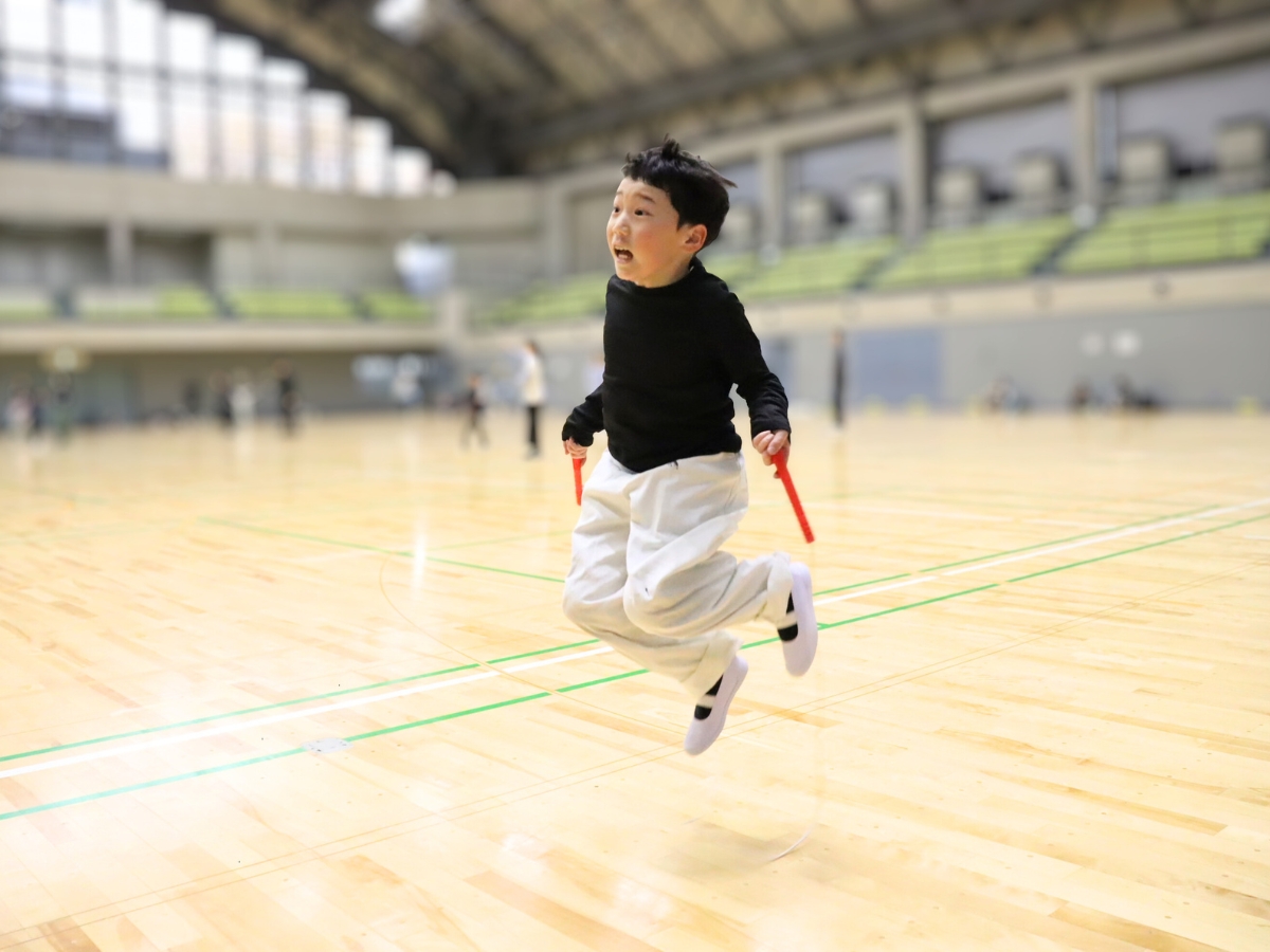 この日、ついに二重跳びが成功。