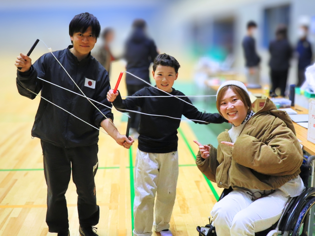 プロなわとびプレイヤー・黒野寛馬さんと。忘れられない一日になりました。