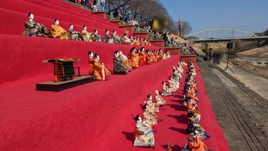 【流山市】お雛様・お内裏様に変身して大ひな壇で記念撮影しませんか？～2月28日(土)は「うんがいい！朝市＆雛まつり」参加募集中～