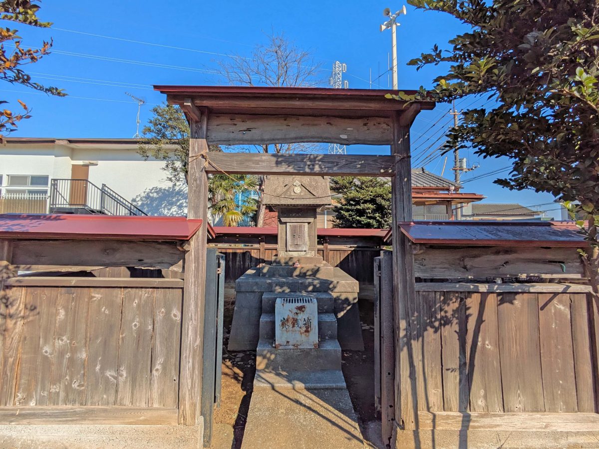 愛宕神社の拝殿の入口