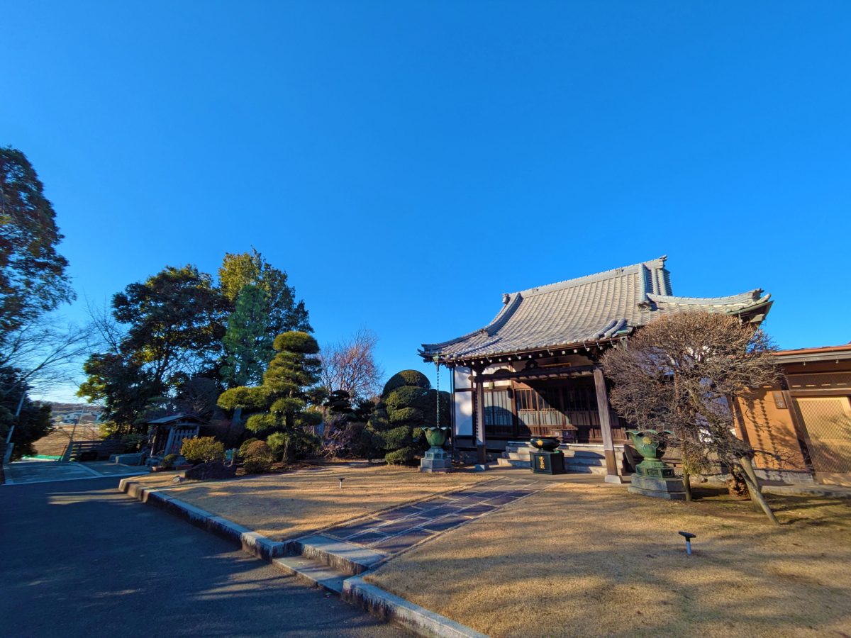 千葉県流山市野々下にある「春山寺(しゅんざんじ)」。戦国時代に創建されたとされる曹洞宗の古刹。