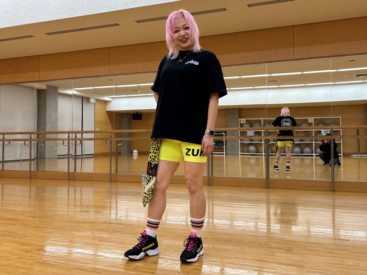 「あんみずサークル」代表のAKEMIインストラクター ZUMBA歴14年でお二人のお子さんのママ