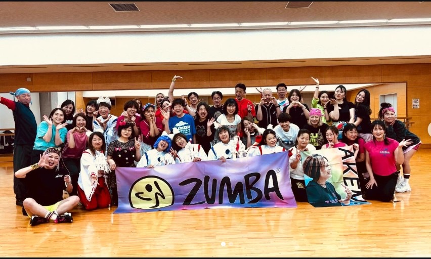 【原池体育館】年齢も経験も関係なし!ZUMBAでHAPPY・元気が力に!「あんみずサークル」