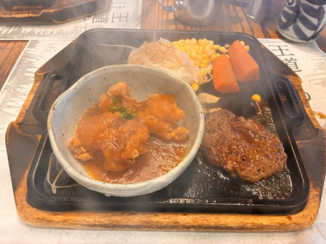 【なかもず】「寛屋 堺百舌鳥店」の黒毛和牛100％のハンバーグステーキが絶品すぎた……！　