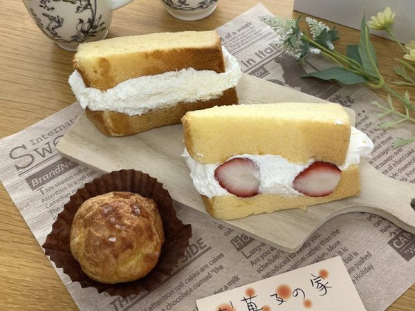 お菓子の家あいあい　中百舌鳥のグルテンフリーのケーキ屋さん　シフォンケーキとシュークリーム