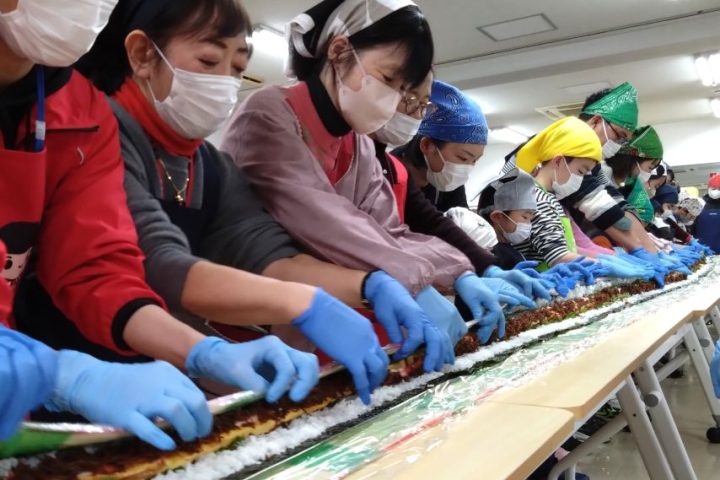 【豊中市】全長9メートルもの巻きずしづくりに挑戦！兵庫県の魚や海についても学んできました♪