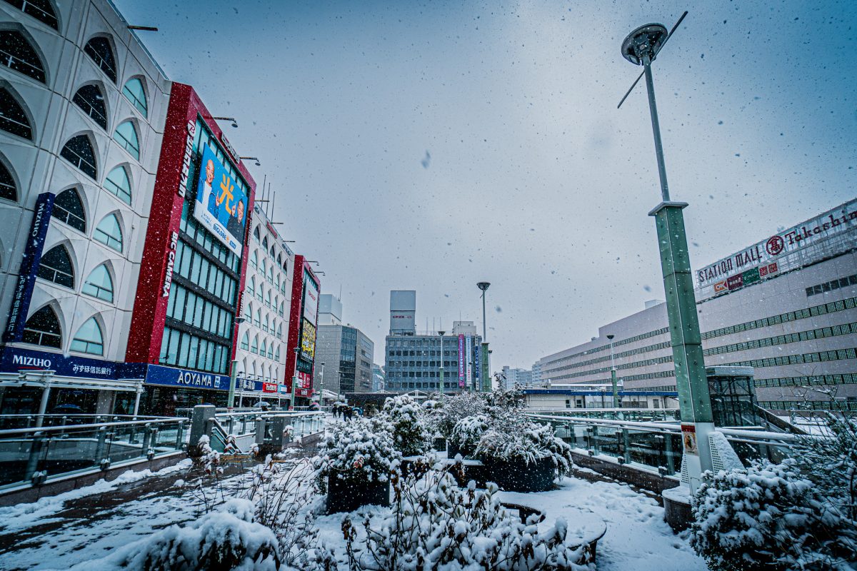【柏市】ジモト風景 〜番外編：柏の街に雪が降りました。白い街の記録〜