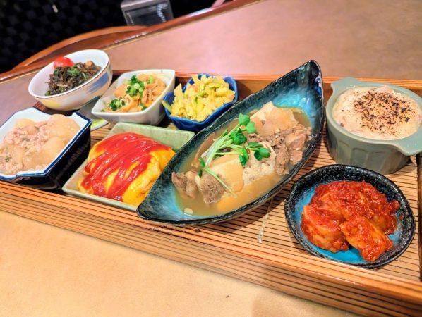 南柏　酒菜やすらぎ　裏口