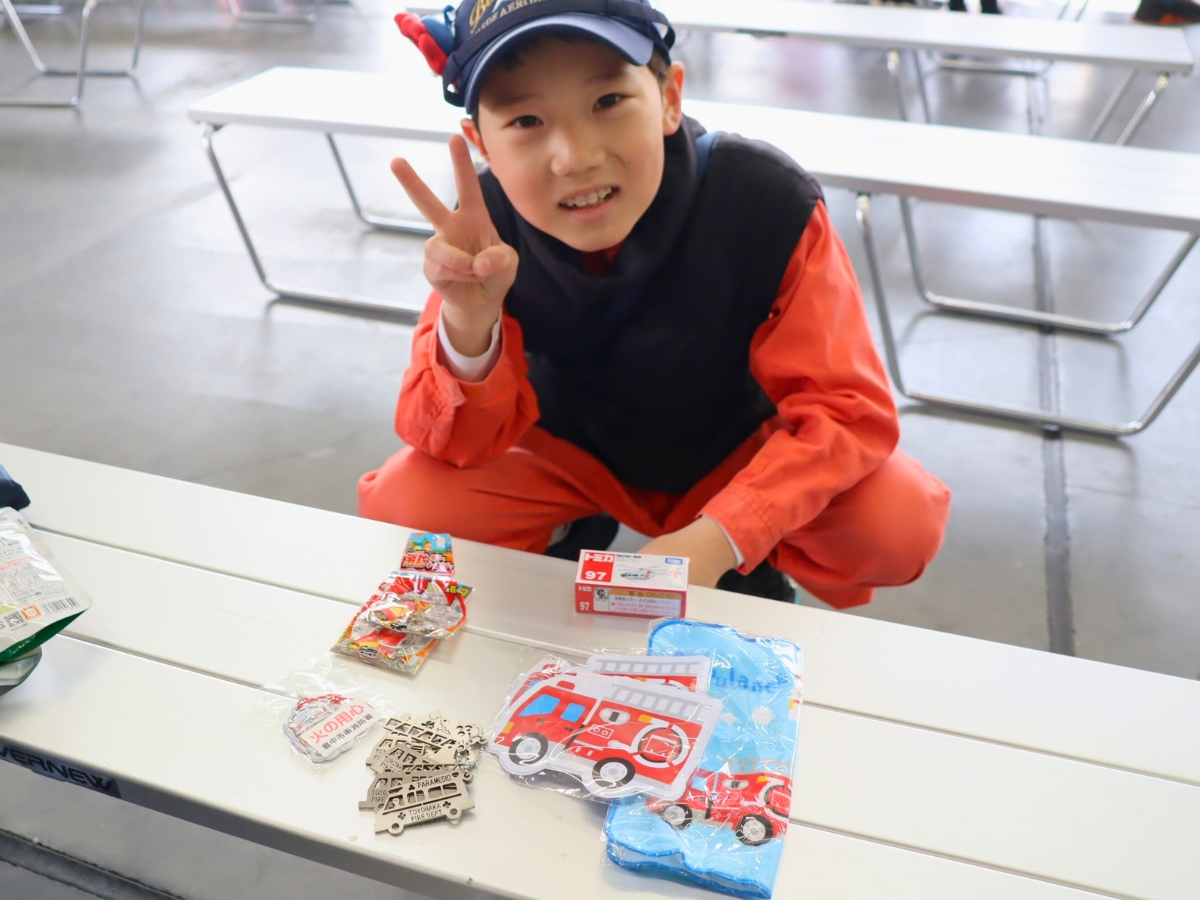 ドクターヘリのトミカが当たって、息子も大喜び！