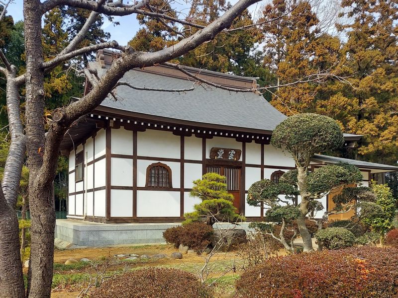 龍泉院が誇る、2021年に完成した坐禅堂。