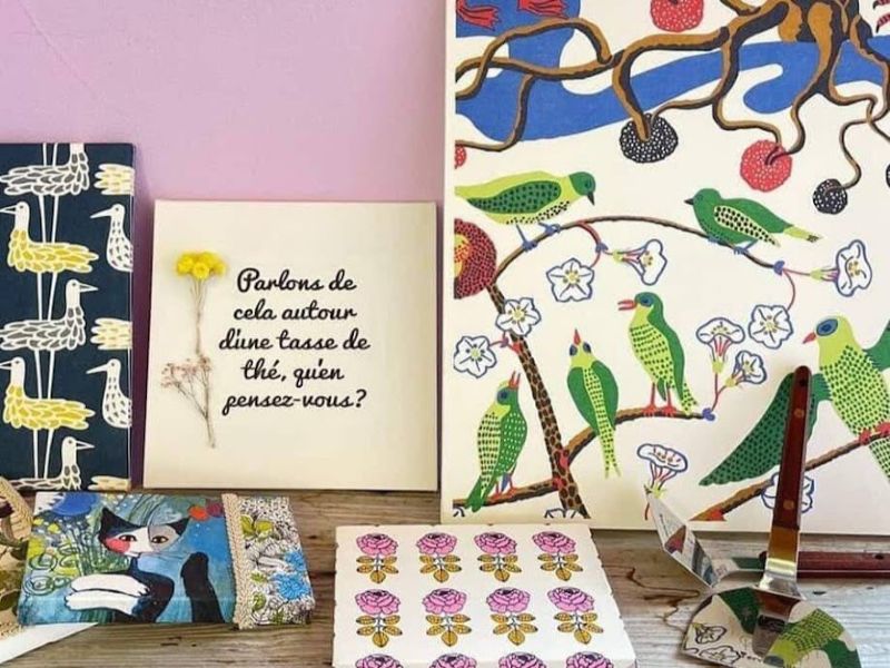 選ぶペーパーナプキンによって、作品もさまざま（写真：Terve!PAPERS）
