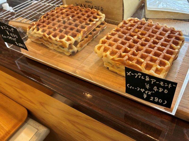 そしてそして、大きなワッフル！