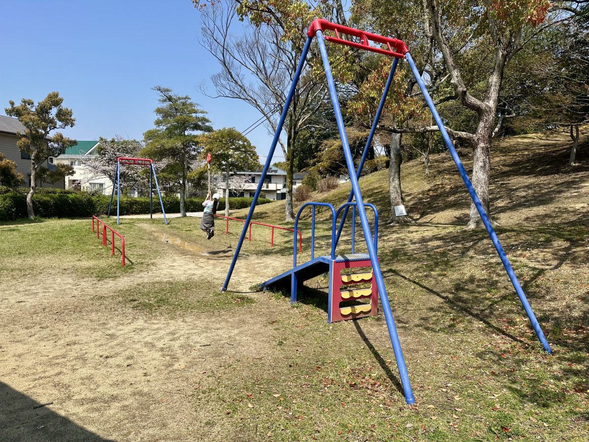 念願のターザンロープ