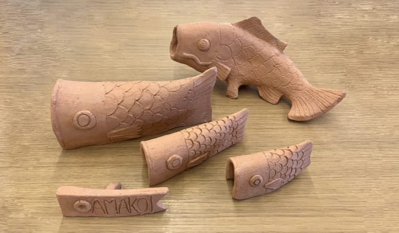 【高槻市】4月5日（日）、安満遺跡公園で＜土器つくりシリーズ＞「鯉のぼりをつくろう」開催！