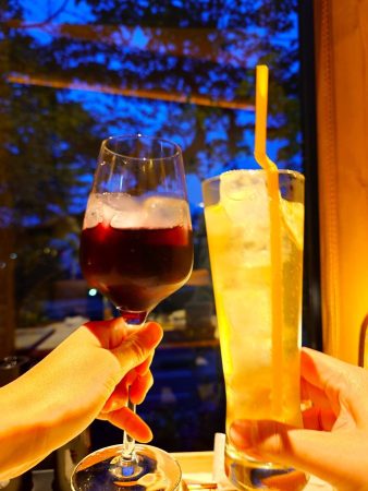 ノンアルコールで乾杯