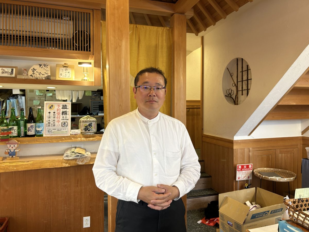 笹井屋のご主人、笹井 仁志さん(㈱総合企画昌盛館社長)