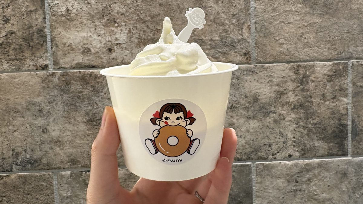 【松戸市】不二家のソフトクリームが食べられる!『ペコちゃんmilkyドーナツ テラスモール松戸店』