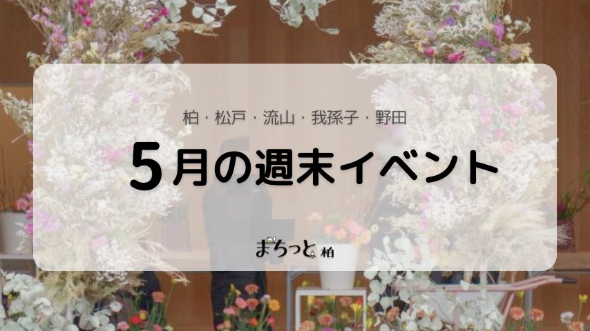 【今週末のイベントまとめ♪】2026年5月30日(土)〜31日(日)編
