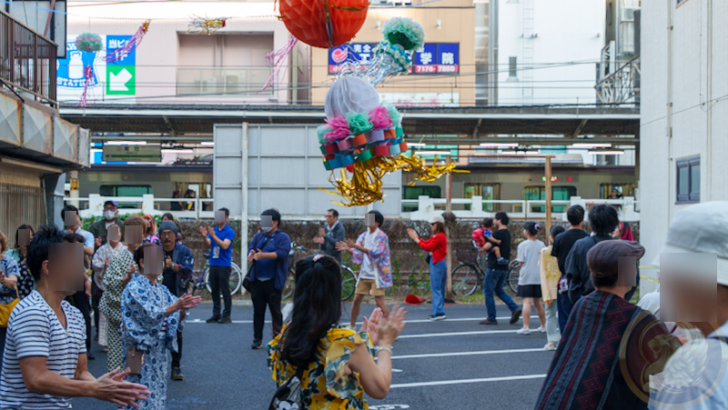 恒例の輪踊り