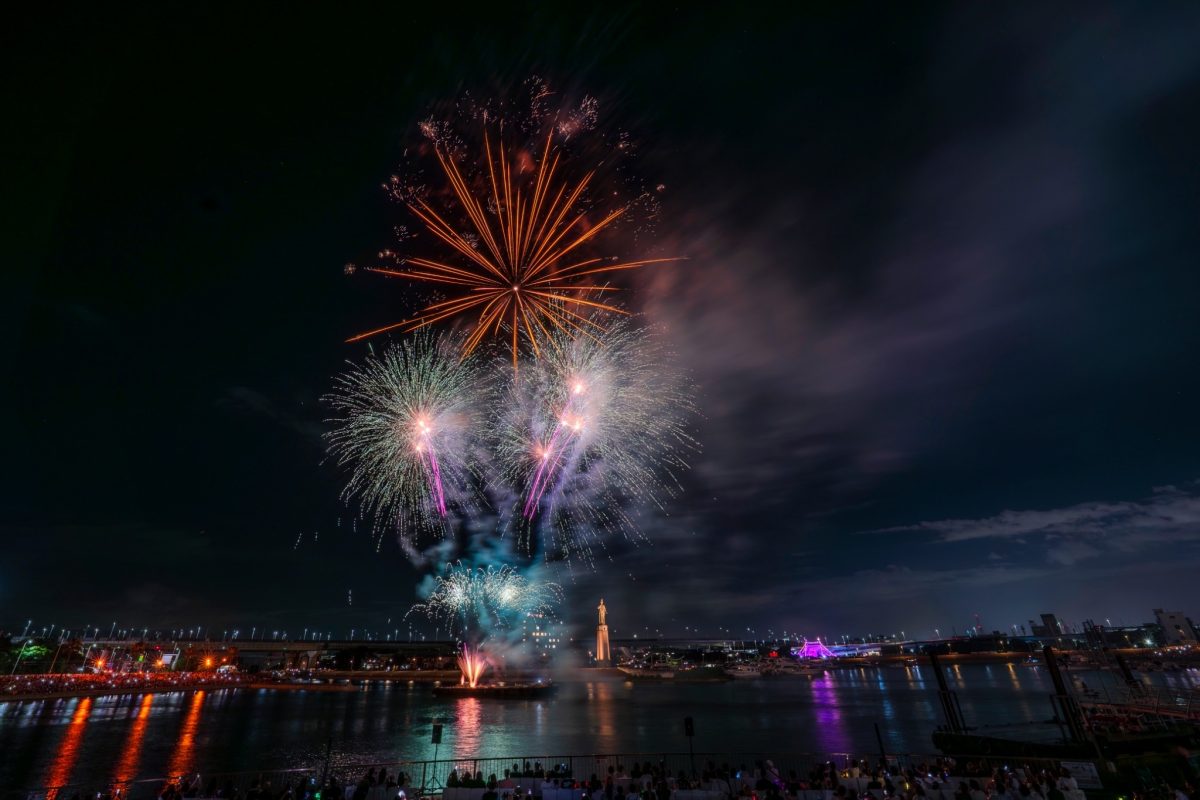 【堺】SBI舞花火や魚セリも!7月31日(金)は大浜公園の「堺大魚夜市」へ行こう